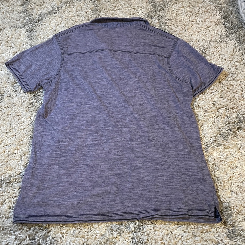 BKE Men's Heathered Gray Polo Shirt‎ - Picture 8 of 13